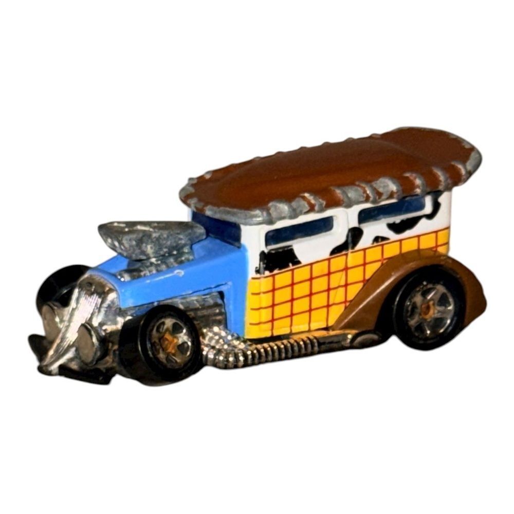 Hot Wheels Disney Pixar Toy Story 3 Woody Wagon 1:64 Scale W4480 EUC